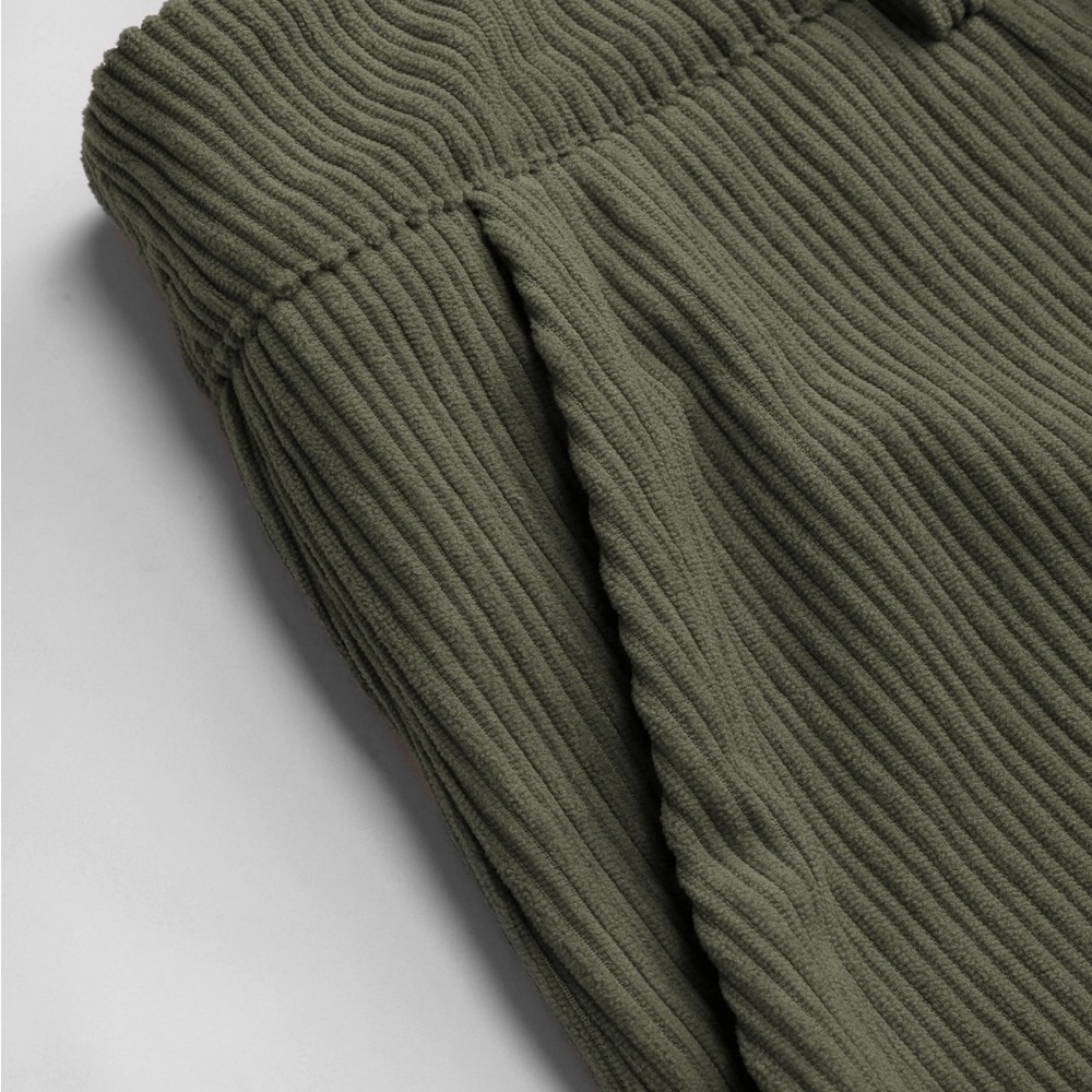 Cider Olive Green Corduroy Jumpsuit - Picture 11 of 13